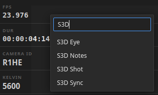 Right-click menu for remapping a metadata field to a different Resolve metadata key