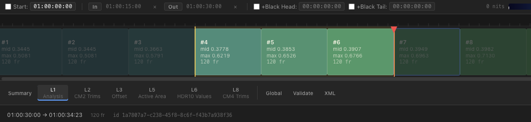 In/out marking and subclip export
